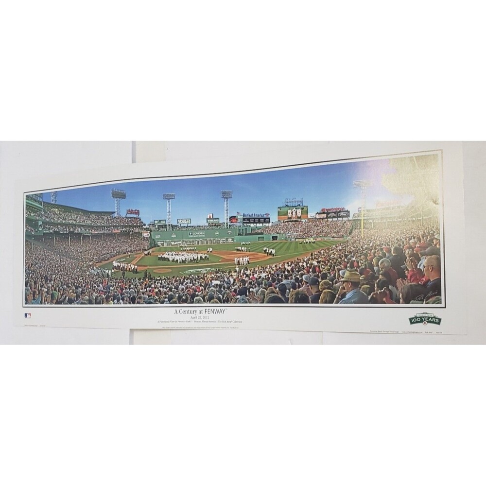 A Century at Fenway Panoramic April 20, 2012 View of Fenway Park Boston Rob Arra